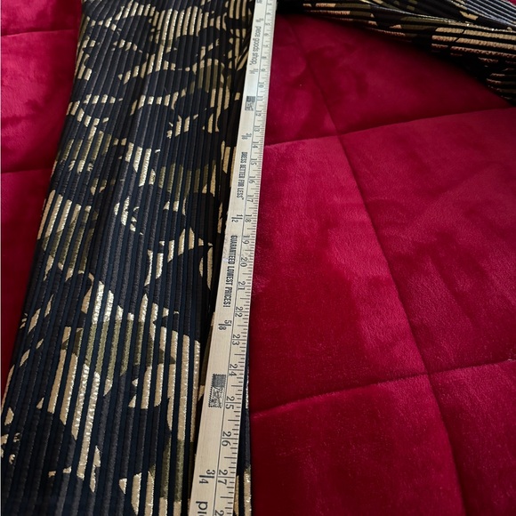 ROCHAS Ladies Metallic Camouflage Wool Blend Pants Trousers IT44 /US 10 - Picture 7 of 8